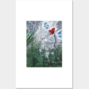 Lone Poppy Posters and Art